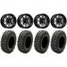 MSA Black Rogue 15 ATV Wheels 35 Crawler XG Tires Can-Am Commander Maverick Renegade Outlander Defender