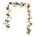 solacol Flower Wall Decor Hanging Flowers Wall Decor Wall Flowers Wall Decor 69 Heads Artificial Rose Vine Hanging Silk Roll Flowers for Wall Decor Rattan Hanging Wall Decor Rose Wall Decor