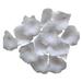 Fake Teal and white rose petals Mothers Day Gifts Silk Artificial Favors Petals White Rose Decor Wedding Party Flower 2000pcs Home Decor