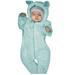 Ears Footed Jumpsuit Bear Hooded Girl Baby Coat Romper Boy Boys Romper&Jumpsuit Toddler Rompers