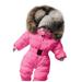 Jumpsuit Warm Baby Jacket Coat Girl Hooded Winter Boy Outerwear Romper Boys Coat&jacket Boys Snow Pants