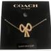 Coach Jewelry | Coach Gold Pave Bow Slider Bracelet - Brand New With Tags | Color: Gold | Size: Os