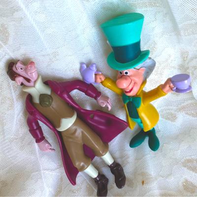 Disney Toys | Disney Collectibles Figurine Set Of 2 Action Figures In Purple Cloak & Long Hat | Color: Blue/Purple | Size: Osb