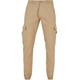 Cargohose URBAN CLASSICS "Urban Classics Herren Washed Cargo Twill Jogging Pants" Gr. 36, Normalgrößen, beige (unionbeige) Herren Hosen Cargohosen