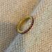 J. Crew Jewelry | J Crew Ruby And Gold Ring Size 6. | Color: Gold/Red | Size: 6