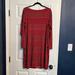 Michael Kors Dresses | Michael Kors, 3/4 Sleeve Light Weight Lycra Dress. Size 1x. | Color: Black/Red | Size: 1x