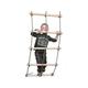 KIDS WOODEN ROPE LADDER FOR CHILDRENS CLIMBING ROPE FOR TIMBER CLIMBING FRAME PLAYHOUSE TREE HOUSE SELECTION OUTDOOR GYMNASTIC DIY PLAYGROUND * FROM HAPPY PLAYGROUNDS (7 Rungs Ladder)