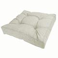 POKAR Garden Cushions Patio Chair Rattan Outdoor Furniture Cushion Bench Sofa Pallet Pillow 50x50x10 cm, Beige