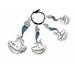 Ganz ER32710 Silver Tone Mermaid Decorative Set Measuring Spoon, One Size in Gray | 0.25 H x 5.25 W x 5.25 D in | Wayfair 661371787770