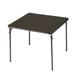 MECO 34" Square Portable Folding Picnic Table Plastic/Resin in Black | 28 H x 34 W x 34 D in | Wayfair 084U02.5B1