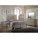 House of Hampton® Emmali Champagne Upholstered Panel Bedroom Set Special King 6 Piece: Bed, Dresser, Mirror, 2 Nightstands | Wayfair