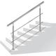 Aufun - Rampe d'escalier en acier inoxydable pour escaliers, intérieur et extérieur, balcon,