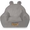 Fauteuil enfant avec oreilles Flumi gris + cerfs