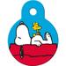 Snoopy & Woodstock Pet ID Tag Small Circle