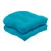 Outdoor/Indoor Tufted Seat Cushions 19 x 19 2 Pack -