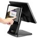 Retail and Restaurant POS Terminal Machine for Small Business Point of Sale Cash Register with Android 11 OS 15.6â€� & 11.6 Dual Touch Screen Black Hardware Only