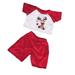 Stuffed Animal Outfit Reindeer PJ s Outfit Fits Most 14 - 18 Teddy Bear Clothes - Gift For Kids