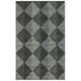 Gatney Rugs Rumi Area Rug A05101 Gray Checkered Gradient 7 9 x 9 9 Rectangle