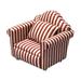 Cloth Sofa Rural Floral Armchair Mini for Play Furniture Children DIY House Supp