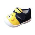 zuwimk Baby Shoes Girls Breathable Kids Tennis Shoes Casual School Walking Sneakers Yellow