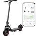 Adults Electric Scooter 500W Motor up to 15 MPH 15 Miles Long-Range 10 Solid Tires Dual Braking Safety System Folding Electric Scooter for Adults and Teens Electric Transportation for Commuter