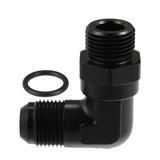 Unique Bargains 90 Degree 10AN Flare to 10AN ORB Port Male Fuel Pump Rail Adapter Swivel Fuel Fitting with O Ring