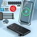 1000000mah Wireless Power Bank Portable Charger Battery External Battery Backup