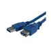Startech.Com 1m Blue Usb 3.0 Extension Cable M/f (USB3SEXT1M)