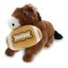 DolliBu Brown Horse Stuffed Animal with Football Plush - Soft Plush Huggable Horse Adorable Playtime Plush Toy Cute Wildlife Gift Football Plush Animal Toy for Kids Adults - 10.5 Inch