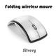 2.4G Wireless Mouse Portable Mobile Optical Mouse with USB Receiver Mini Travel Notebook Mute Mouse USB Receiver for Notebook PC Laptop Computer Macbook(Silver)