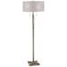 Stiffel Borenstein Antique Nickel Metal Floor Lamp