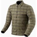 Revit Larimer Motorcycle Shirt, brown, Size XL