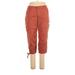 Eddie Bauer Cargo Pants - High Rise: Orange Bottoms - Women's Size 15