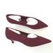 Kate Spade Shoes | Kate Spade New York Deep Russet Dale Pump With Kitten Heel Size 8.5 | Color: Purple/Red | Size: 8.5