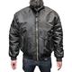 Relco Black Classic MA1 Flight Bomber Jacket Size M