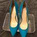 Jessica Simpson Shoes | Blue Suede Pumps Jessica Simpson | Color: Blue | Size: 9.5