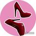 Jessica Simpson Shoes | Jessica Simpson 8m 6” Stiletto Red Suede Snake Skin Pumps | Color: Red | Size: 8