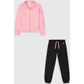 CHAMPION Kinder Sportanzug Full Zip Suit, Größe XS in Pink