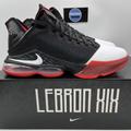 Nike Shoes | Nike Men's Lebron Xix 19 Low Basketball Sneaker Bred Size 10 / 10.5 Dh1270-001 | Color: Black/Red | Size: Various