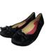 Kate Spade Shoes | Kate Spade Black Satin Flats Size 7 | Color: Black/Pink | Size: 7
