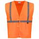 Tricorp 453020 Safety Kinder EN 1150 Warnweste, 100% Polyester, 120g/m², Fluororange, Größe 128