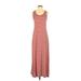 Haani Casual Dress - A-Line Scoop Neck Sleeveless: Orange Print Dresses - Women's Size Small