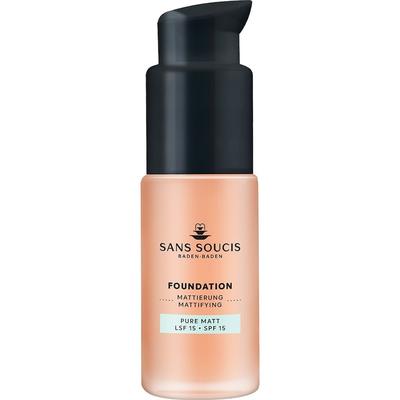 Sans Soucis Pure Matt 20 Natural Beige LSF 15 Foundation Nr. 60 - 30 ml Hellbraun Image