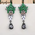 Veyofun-Boucles d'oreilles pendantes en acrylique vintage pour femmes boucles d'oreilles pendantes