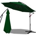 EINFEBEN Parasol de 3,5 m UV40 + fonction inclinable parasol de jardin parasol de patio ， Vert