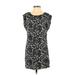 H&M Casual Dress - Shift: Black Print Dresses - Women's Size 2