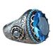 Wendunide 2024 2023 Clearance Rings for Women Rings Large Saphire Ring Round Blue Gemstone Ring Vintage Ring Diamond Ring Gift Ring Peacock Shape Peacock Ring Diamond Ring Big Diamond Ring E