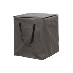 Schutzhülle/Aufbewahrungstasche für Auflagen, Grau, Kubus, 75 cm x 75 cm x 90 cm