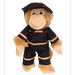 New Black Firefighter w/Hat Teddy Bear Clothes Fits Most 14 - 18 Build-A-Bear and Make Your Own Stuffed Animals