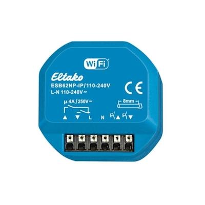 Eltako Beschattungsaktor IP über Wi-Fi 1+1 Schließer 4A Automatische Endlagenerkennung Apple Home-zertifiziert REST-API und built for Matter Image
